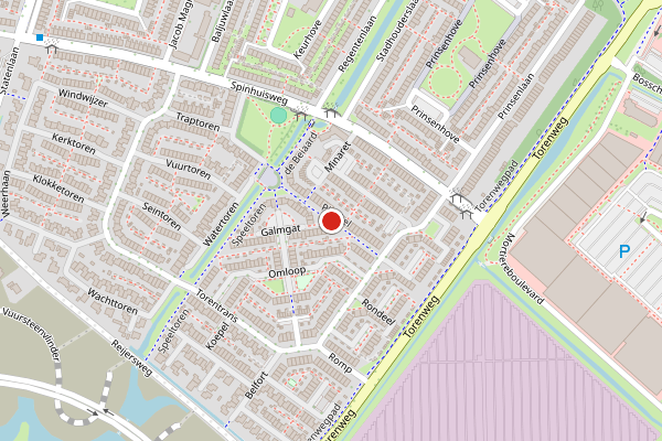 Brandweer-melding op Pinakel, Middelburg op 15 juni, kaart-overzicht