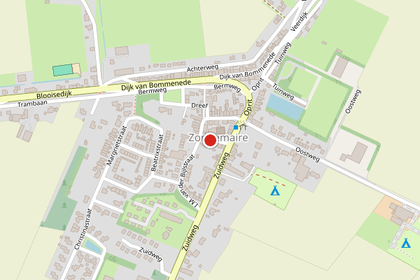 Brandweer-melding op Prof. Zeemanstraat, Zonnemaire op 15 juni, kaart-overzicht