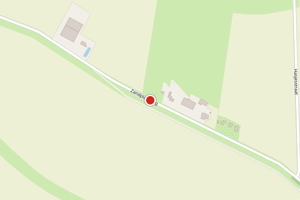 Brandweer-melding op Zandplaatweg, Hoek op 19 juni, kaart-overzicht