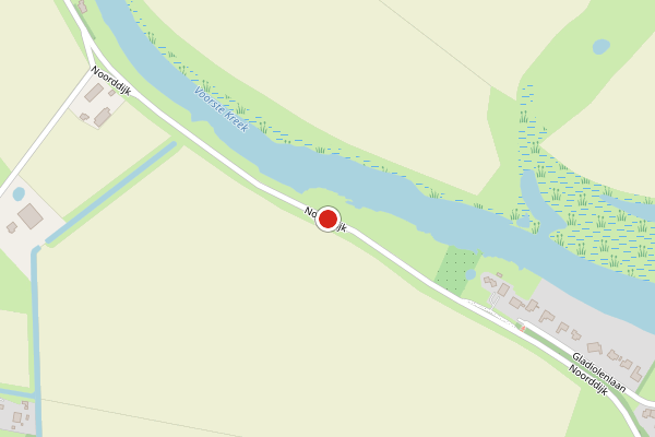 Brandweer-melding op Noorddijk, Hoek op 19 juni, kaart-overzicht