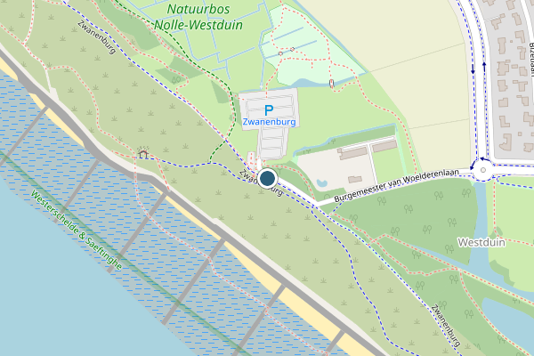 Politie-melding op Zwanenburg, Vlissingen op 19 juni, kaart-overzicht