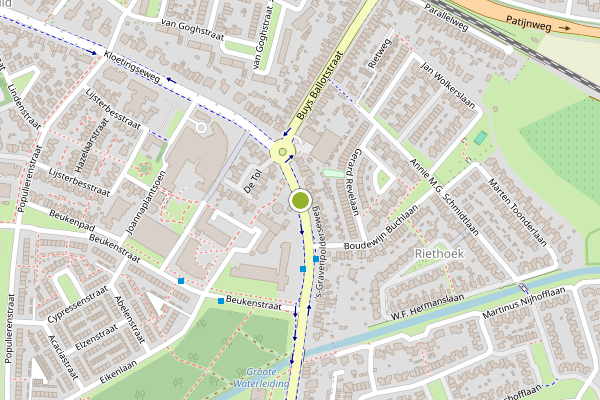Ambulance-melding op 's-Gravenpolderseweg, Goes op 19 juni, kaart-overzicht