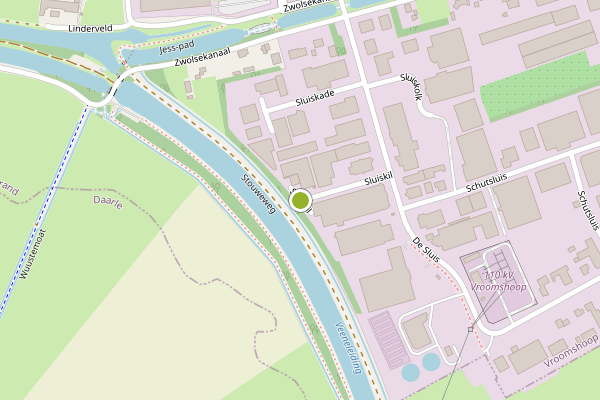 Ambulance-melding op Sluiskil op 21 juni, kaart-overzicht