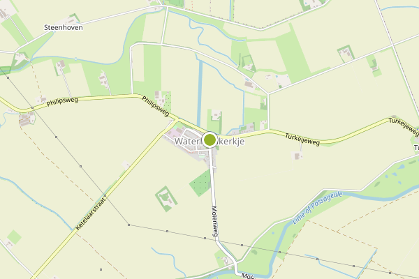 Ambulance-melding op Waterlandkerkje op 23 juni, kaart-overzicht