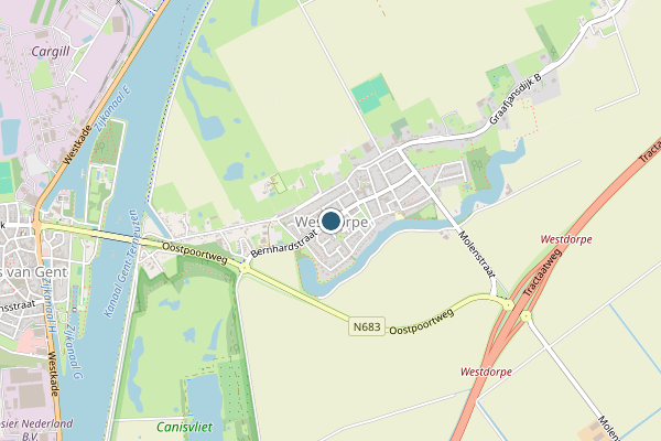 Politie-melding op Eversdam, Westdorpe op 23 juni, kaart-overzicht