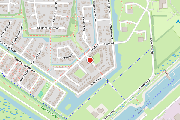 Brandweer-melding op Watersnipstraat, Zierikzee op 24 juni, kaart-overzicht
