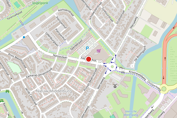 Brandweer-melding op Fazantenhof, Middelburg op 25 juni, kaart-overzicht