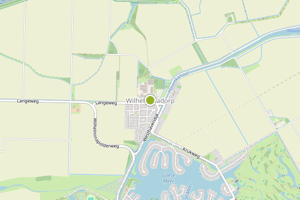 Ambulance-melding op Wilhelminadorp op 25 juni, kaart-overzicht