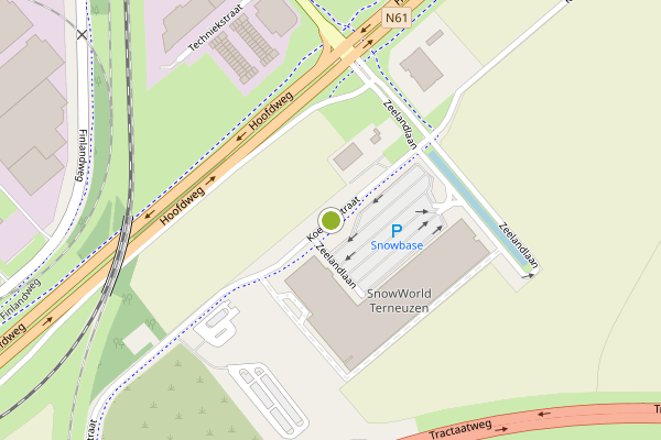 Ambulance-melding op Koegorsstraat, Terneuzen op 26 juni, kaart-overzicht