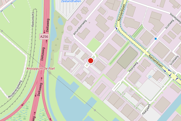 Brandweer-melding op Amundsenweg, Goes op 27 juni, kaart-overzicht